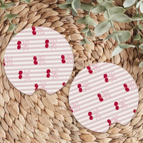Ceramic Car Coasters – Absorbent Car Cup Holder Coaster Set - Image 5