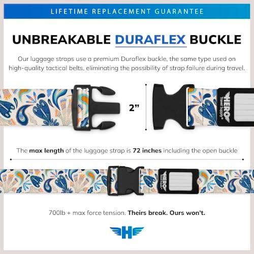 Hero Luggage Straps for Suitcases Heavy-Duty Adjustable Luggage Belt - Image 2