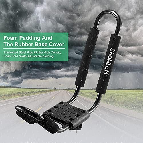 J-Bar Rack 2 Pairs Universal HD Kayak Carrier ，Kayak Roof Rack - Image 4
