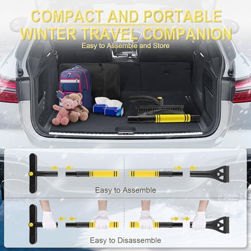 LivTee 32" Extendable Ice Scraper & Snow Brush - Image 5