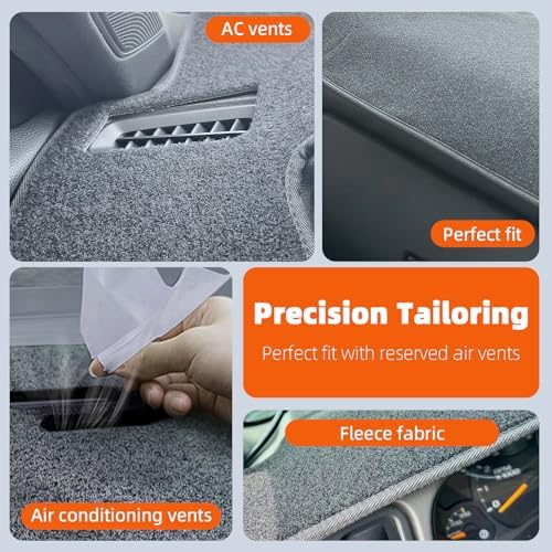 Dashboard Cover Dash Mat Fit for Ho-nda Civic 2015-2012, Car Dash Board Mat - Image 5