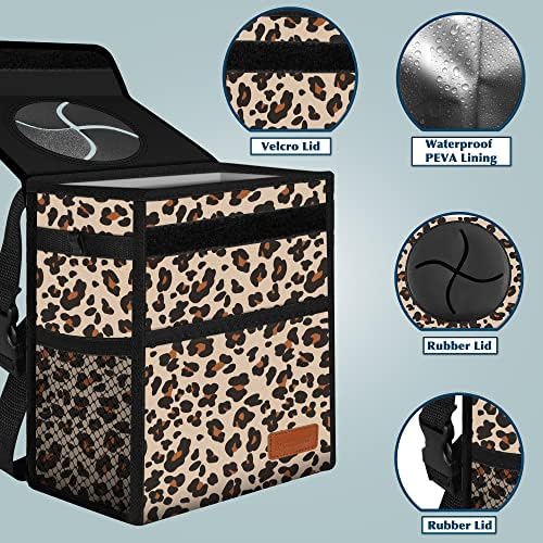 Car Trash Can with Lid Leak Proof Garbage Waterproof Bag - Image 5