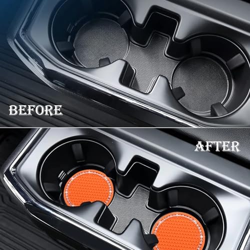 4PCS Bling Cup Holder Coaster, 2.75 Inch Auto Car Cup Holder Insert Coasters - Image 7