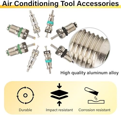 39 PCS Air Conditioning Valve Core Accessories Kit, Schrader Valve Tool - Image 3