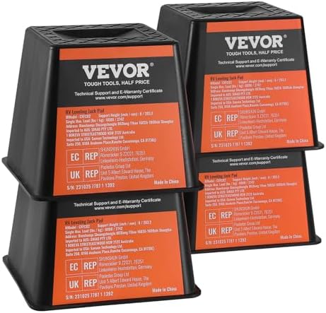 VEVOR Trailer Jack Block, 6000 lbs Capacity per RV Leveling Block, by VEVOR