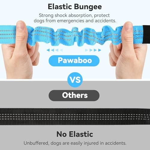 Pawaboo Dog Seatbelt for Car, 3-in-1 Dog Seat Belt Bungee, Shockproof Dogs - Image 5