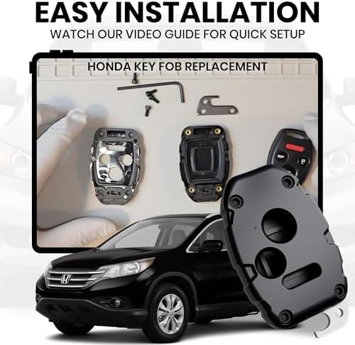 USA-Made for Honda Key Fob Shell | Crack-Resistant & Durable | Seamless Fit | - Image 4