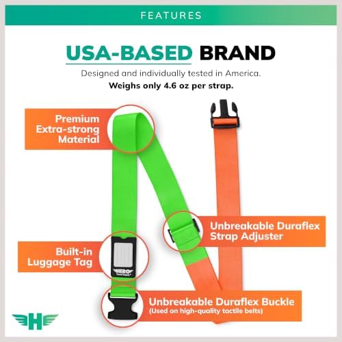 Hero Luggage Straps for Suitcases Heavy-Duty Adjustable Luggage Belt - Image 5