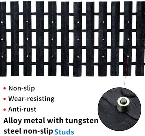 Emergency Devices 2 pcs Tire Traction Mats 39.3" x 10.8", Portable - Image 4