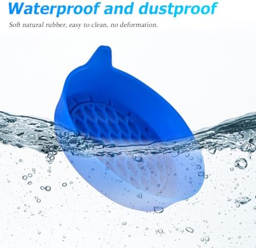 Zpana 4PCS 3.15 Inch Car Cup Holder Coasters Silicone Non-Slip Blue - Image 3
