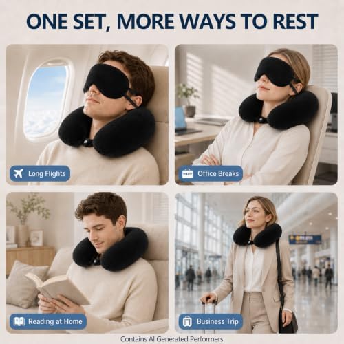 RAINFLOW Travel Neck Pillow Set - Image 7