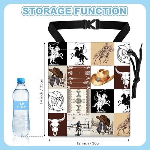Western Cowboy Car Trash Bag - Image 2