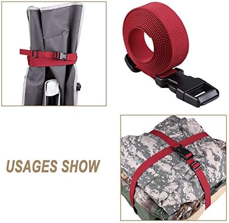 MAGARROW 24" 40" 60" 100" Strap Buckle Packing Straps Adjustable 1-Inch Belt - Image 5