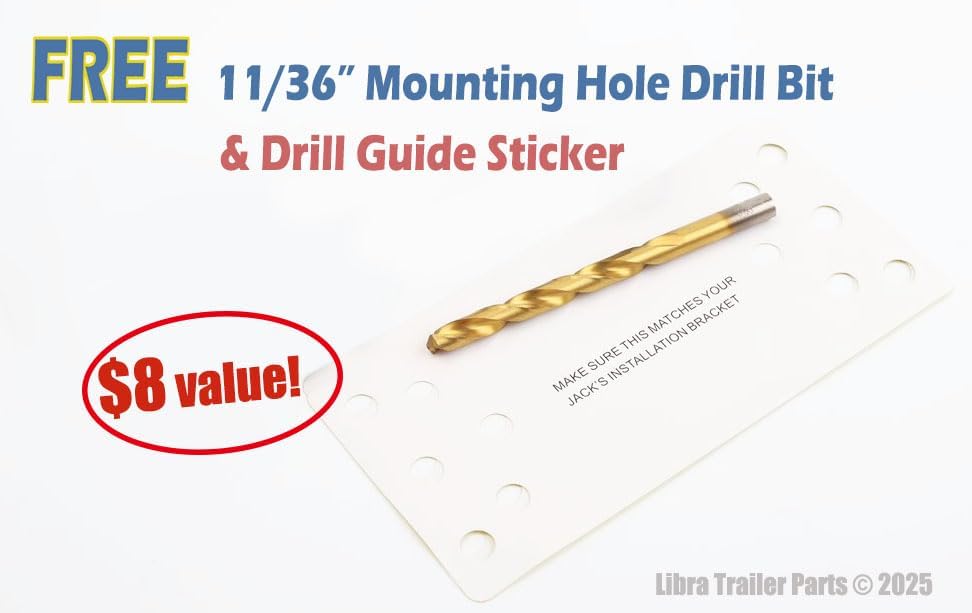 LIBRA 9K lb HD 24" RV Trailer Camper Stabilizer Leveling Scissor Jacks - Image 5