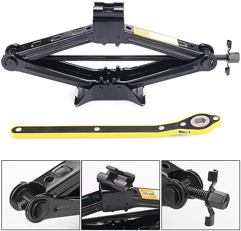 2 Set 2 Ton Scissor Jack for Car, - Image 3