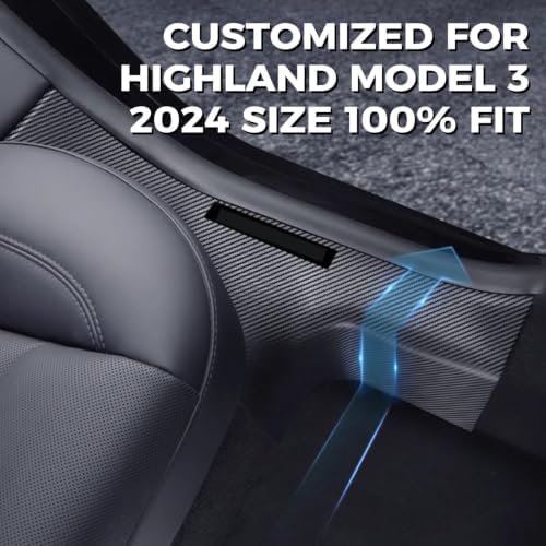 8Pcs Door Sill Protector for Tesla Model 3 Highland 2023 2024 2025 2026 - Image 4