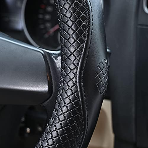 Haokay Heavy Duty Pure Cowhide Steering Wheel Cover - Image 3