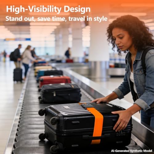 BILIONE Luggage Straps for Suitcases TSA Approved, Travel Belt - Image 6