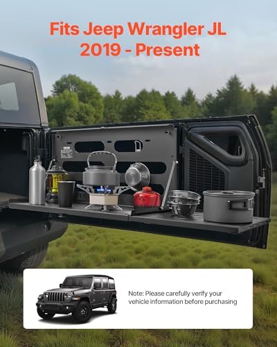 VEVOR Tailgate Table for Jeep Wrangler JL 2019 - Image 2