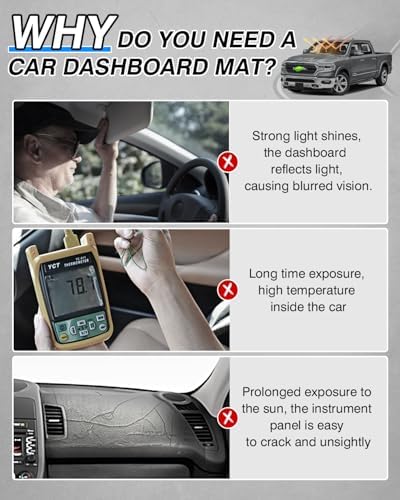 Cartist Dash Cover for 2019-2026 Dodge Ram 1500 2500 3500 Dashboard Cover - Image 5