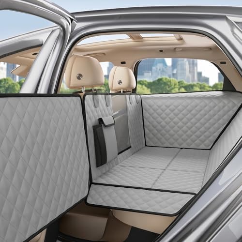Pecute Dog Car Seat Cover for Back Seat 53.54 * 23.62 in, Car Window Fixing for by pecute