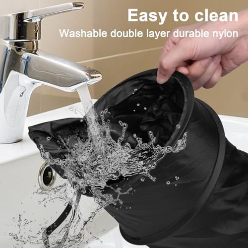 Car Trash Can, 2 Packs 2.6 Gallons Collapsible Car Garbage Can - Image 6