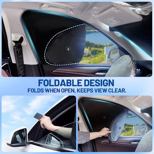8pcs Car Window Shades for Tesla ModelY 2025 2026 Upgrade - Image 6