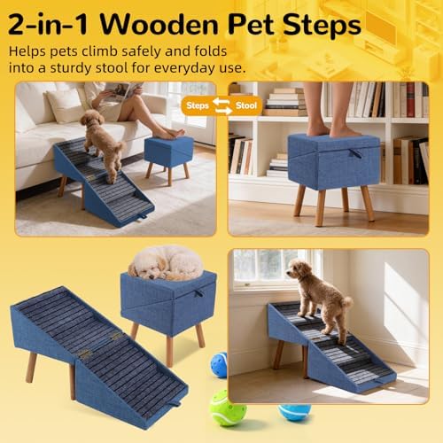 Dog Stairs for Small Dogs, Dog Safety Ramp for Couch - Image 6