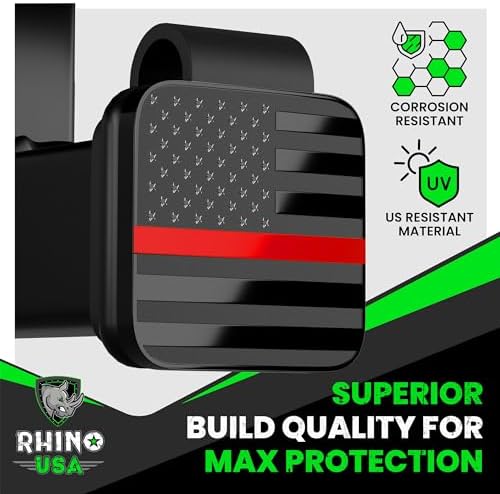 Rhino USA American Flag Trailer Hitch Cover - Image 4