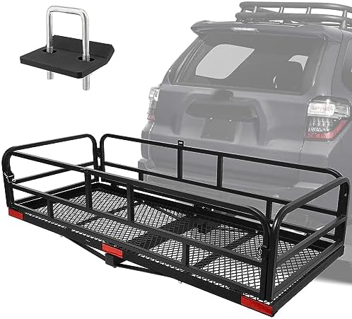 Trailer Hitch Cargo Rack, 500 lbs. Capacity by OUTPRIZE