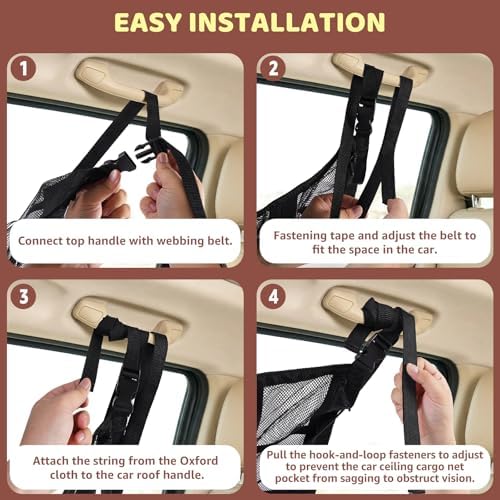 Extra Large Car Ceiling Cargo Net 43.3×27.5 Inch - Image 7