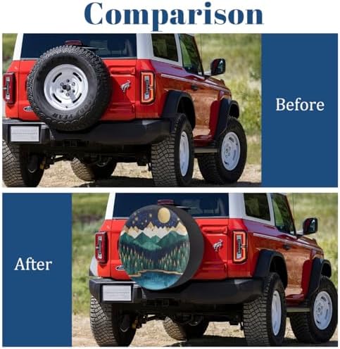 Forest Spare Tire Cover Waterproof Dust-Proof Spare Wheel Covers - Image 5