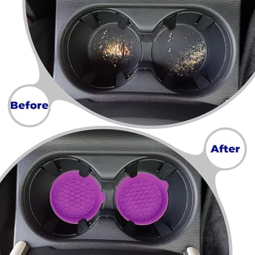 BFXM 2 PCS Car Cup Coasters, Cup Holder Coaster - Image 5