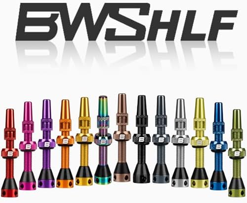 BWSHLF Tubeless Presta Valve Stem 40/44/55/60/65/80/100 mm, Super Light Alloy - Image 5