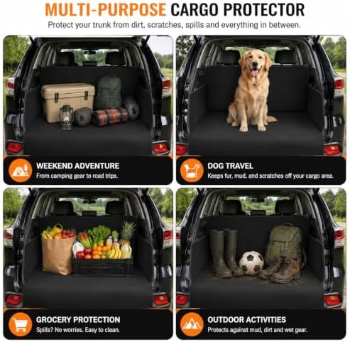 Cargo Liner for Rivian R1S Adventure 2022–2026, 600D Oxford Liquid Resistant - Image 3
