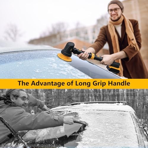 Electric Ice Scraper for Dewalt 20V Battery, 1300RPM High-Speed Windshield - Image 5