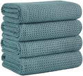 MICROFI Microfiber Waffle Bath Towels, 4 Pieces, Fast Drying, Lint Free 430 GSM by Unknown