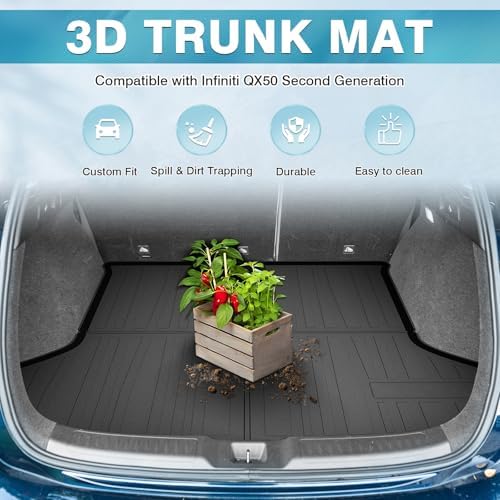 Mixsuper Cargo Liner for 2019-2023 2024 2025 Infiniti QX50 / 2022-2023 2024 - Image 2