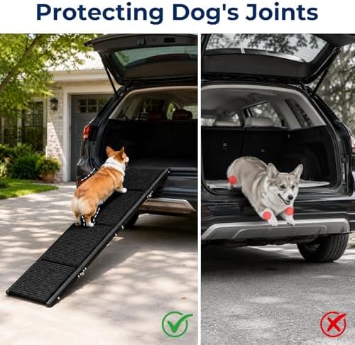 Dog Stairs for Car, 70.8" L× 19.6" W Dog Ramp for Large Dogs - Image 5