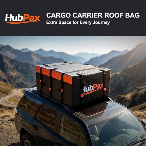 21 Cu Ft. Car Rooftop Cargo Carrier Bag Car Roof Top Bag Cargo Carrier - Image 7