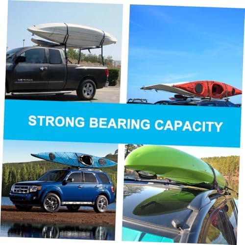 Alipis 2pcs Kayak Roof Rack J-Shaped Car Rooftop Luggage Rack Detachable Kayak - Image 3