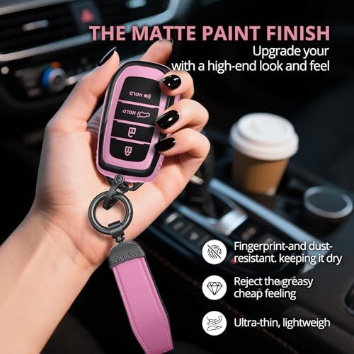 For Toyota Key Fob Cover Accessories- Matte TPU Key Fob Cover - Image 5
