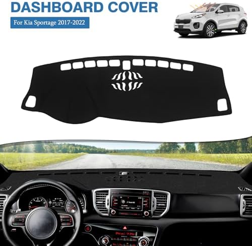 FIILINES Dash Cover for 2017-2022 Kia Sportage, Dashboard Mat Exact Fit for - Image 2
