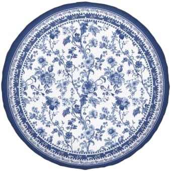 Blue Floral Spare Tire Cover 15 Inch Chinoiserie Wheel Protectors Cover - Image 2