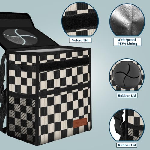 Femuar Leak Proof Car Trash Can - Image 6