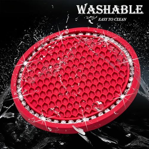 4PCS Bling Cup Holder Coaster, 2.75 Inch Auto Car Cup Holder Insert Coasters - Image 5