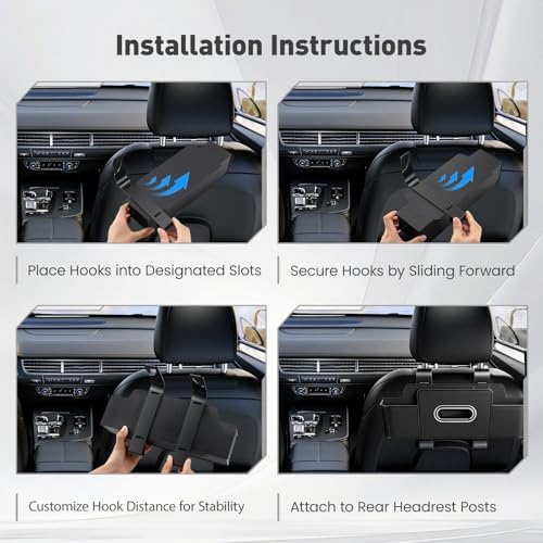 2 Pack Back Seat Car Organizers - Image 6