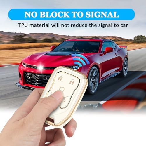 for Chevy GMC Key Fob Cover 6 Buttons Key Case 2016-2025 - Image 3