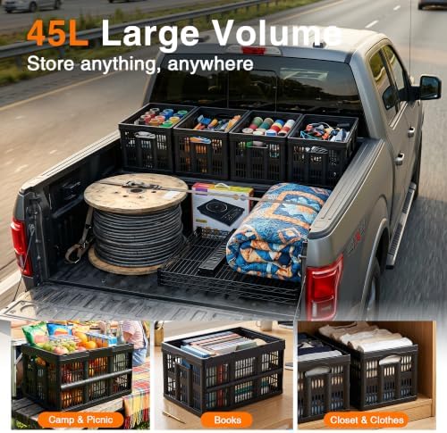 Citylife 1PC 45L Collapsible Storage Bins - Image 7