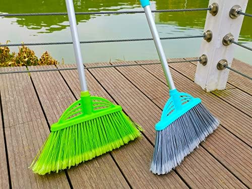 Three-Section Telescopic Aluminum Alloy Rod Long-Handled Broom - Image 3